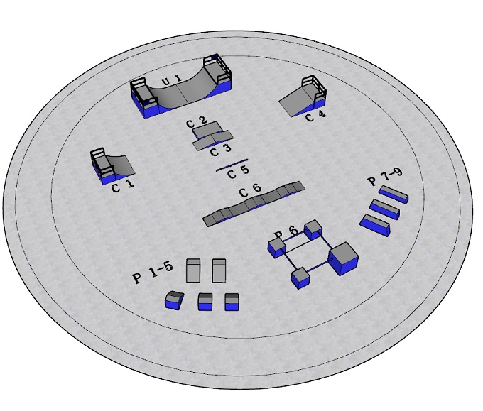 烏海市海南區體育公園滑板場，年輕人的運動樂園！